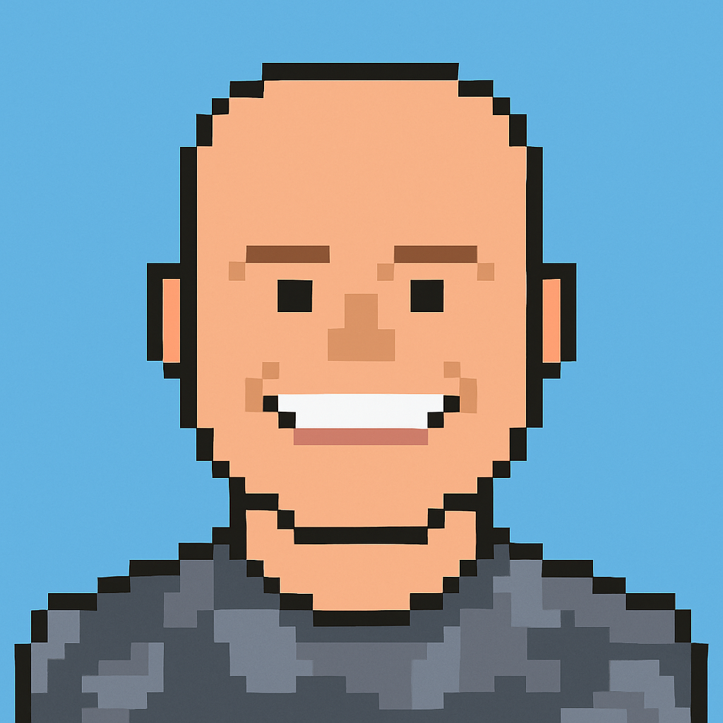 8-bit version of Mr. Mckee's head